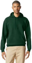 Gildan GISF500 kevertszálú unisex kapucnis pulóver - forest green szín (gisf500fo-xl)