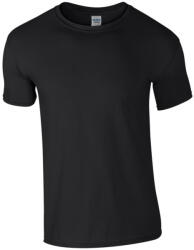 Gildan GI64000 unisex kereknyakú rövid ujjú póló - black szín (gi64000bl-2xl)