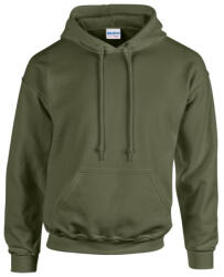 Gildan GI18500 unisex kapucnis pulóver - military green szín (gi18500mi-4xl)