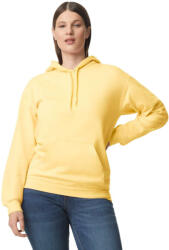 Gildan GISF500 kevertszálú unisex kapucnis pulóver - yellow haze szín (gisf500yh-2xl)
