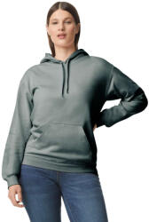 Gildan GISF500 kevertszálú unisex kapucnis pulóver - dark heather szín (gisf500dh-xl)