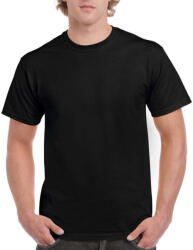 Gildan GIH000 unisex felnőtt pamut póló - black szín (gih000bl-m)