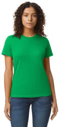 Gildan GIL65000 női rövid ujjú pamut póló - irish green szín (gil65000ig-xl)