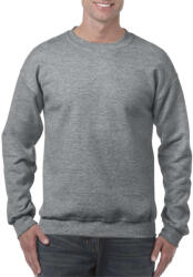 Gildan GI18000 kereknyakú unisex pulóver - graphite heather szín (gi18000gph-s)