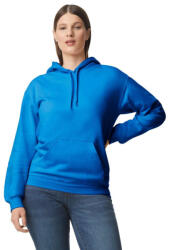 Gildan GISF500 kevertszálú unisex kapucnis pulóver - royal szín (gisf500ro-4xl)