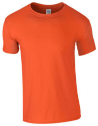Gildan GI64000 unisex kereknyakú rövid ujjú póló - orange szín (gi64000or-xl)