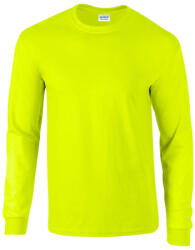 Gildan GI2400 unisex kereknyakú pulóver - safety green szín (gi2400sfg-s)
