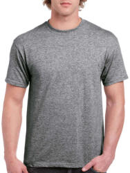 Gildan GIH000 unisex felnőtt pamut póló - graphite heather szín (gih000gph-2xl)