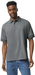 Gildan GI8800 unisex kevertszálú galléros póló - graphite heather szín (gi8800gph-xl)