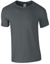 Gildan GI64000 unisex kereknyakú rövid ujjú póló - charcoal szín (gi64000ch-s)
