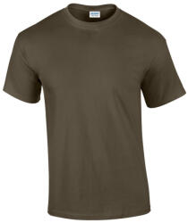 Gildan GI2000 unisex rövid ujjú felnőtt póló - olive szín (gi2000ol-xl)