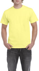 Gildan GI5000 unisex kereknyakú rövid ujjú póló - cornsilk szín (gi5000cns-s)
