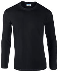Gildan GI64400 hosszú ujjú unisex póló - black szín (gi64400bl-2xl)