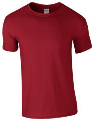 Gildan GI64000 unisex kereknyakú rövid ujjú póló - cardinal red szín (gi64000cr-4xl)