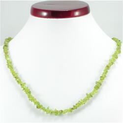  Peridot (olivin) splitter szemcse nyaklánc