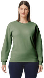Gildan GISF000 kevertszálú unisex pulóver - military green szín (gisf000mi-4xl)