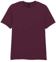 Gildan GI64000 unisex kereknyakú rövid ujjú póló - maroon szín (gi64000ma-xl)