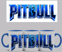  Pitbull bögre (Kék)
