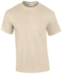 Gildan GI2000 unisex rövid ujjú felnőtt póló - sand szín (gi2000sa-xl)