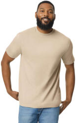 Gildan GI65000 unisex rövid ujjú póló - sand szín (gi65000sa-m)