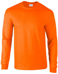 Gildan GI2400 unisex kereknyakú pulóver - safety orange szín (gi2400sfo-xl)