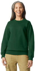 Gildan GISF000 kevertszálú unisex pulóver - forest green szín (gisf000fo-xl)