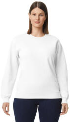 Gildan GISF000 kevertszálú unisex pulóver - white szín (gisf000wh-4xl)
