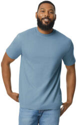 Gildan GI65000 unisex rövid ujjú póló - stone blue szín (gi65000st-l)