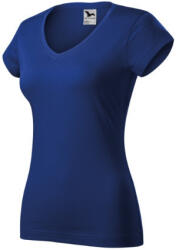 Malfini 162 Fit V-neck női póló királykék színben (1620516)