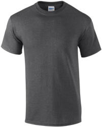 Gildan GI2000 unisex rövid ujjú felnőtt póló - dark heather szín (gi2000dh-xl)