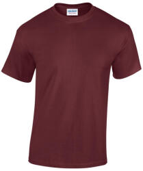 Gildan GI5000 unisex kereknyakú rövid ujjú póló - maroon szín (gi5000ma-s)