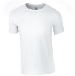 Gildan GI64000 unisex kereknyakú rövid ujjú póló - white szín (gi64000wh-xl)