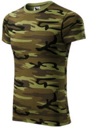 Malfini 144 Camouflage unisex póló zöld terepszín színben (1443416)