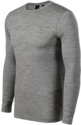 Malfini 159 Merino Rise LS férfi póló sötétszürke melírozott színben (1591217)