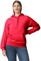 Gildan GISF500 kevertszálú unisex kapucnis pulóver - red szín (gisf500re-m)