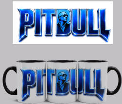  Pitbull bögre (Fekete)