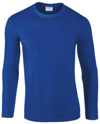 Gildan GI64400 hosszú ujjú unisex póló - royal szín (gi64400ro-2xl)
