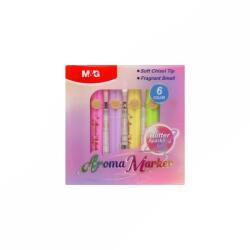 M&G Комплект текстмаркери M&G Glitter Aroma (1605564-44-110827-APMV09F5)