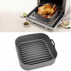 Szilikon Forma 15x15 CM Air Fryer-hez, Fritőzhöz (Forma Air Fryer wsad szary foremka)