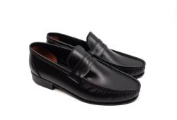 Ellion Scarpi barbati din piele naturala de culoare neagra SC1N, marimea 44