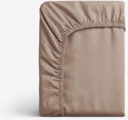 Goldea cearceaf de pat cu elastic din bumbac - maro cafea 200 x 200 cm