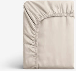 Goldea cearceaf de pat cu elastic din bumbac - latte 120 x 200 cm
