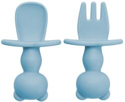 AppeKids Set tacamuri din silicon The Little Bear Aqua Blue 6 luni+, 1 bucata, Appekids