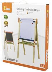 Viga Toys Дървена магнитна дъска Viga - На стойка, двустранна (50952)