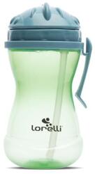 LORELLI Biberon sport cu clips lateral, cu pai moale si flexibil, capac de protectie rotativ, 360 ml, Blue Green (1023009 0004)