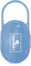 LORELLI Suport transparent cu maner pentru 2 suzete sau tetine, Blue (1022047 0004)