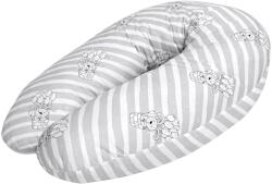 LORELLI Perna multifunctionala, bumbac ranforce, Grey Striped (2081006 5403)