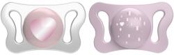 Chicco Suzeta Chicco PhysioForma Micro, 2 bucati, pink, 0-2luni (75126-7_PINK)