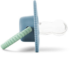 LORELLI Suzeta forma rotunda, silicon moale, 0 luni+, Blue (1022075 0001)