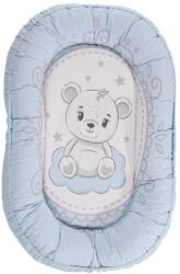 LORELLI Baby Nest, 92 x 58 cm, bumbac ranforce, Little Bear Blue (2003025 5901)